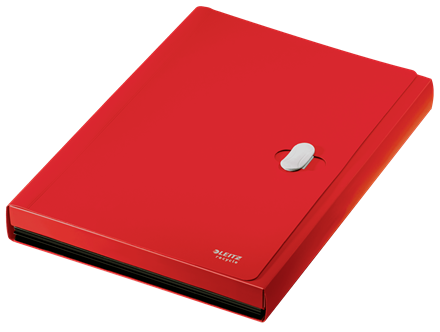 Leitz Carpeta Clasificadora Fuelle Recycle Roja A4 con 5 Compartimentos Leitz Carpeta Clasificadora Fuelle Recycle Roja A4 con 5 Compartimentos