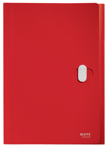Leitz Carpeta Clasificadora Fuelle Recycle Roja A4 con 5 Compartimentos Leitz Carpeta Clasificadora Fuelle Recycle Roja A4 con 5 Compartimentos