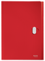 Leitz Carpeta Clasificadora Fuelle Recycle Roja A4 con 5 Compartimentos