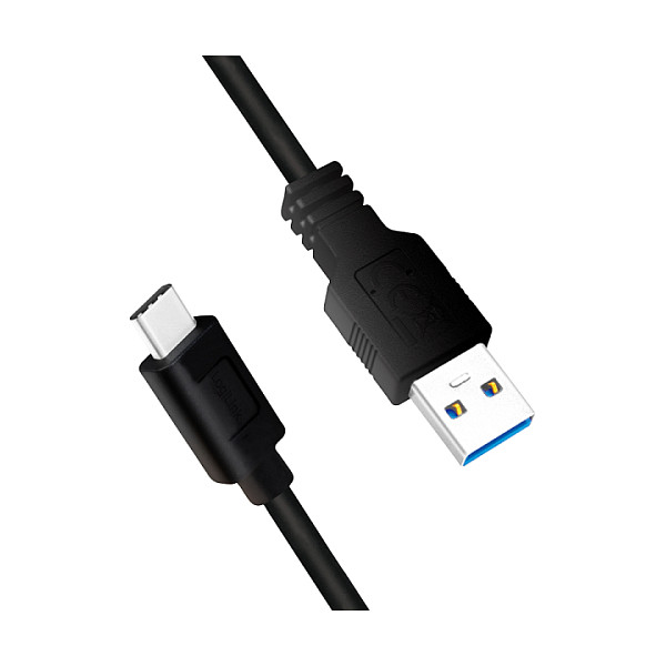 LogiLink Cable USB 3.2 Gen1 de 2 m, Tipo-C a Tipo-A, 5 Gbps, 60W, negro