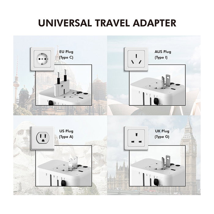 LogiLink Cargador de viaje 70 W GaN, 4 puertos, USB-A/C Slim, Blanco LogiLink Cargador de viaje 70 W GaN, 4 puertos, USB-A/C Slim, Blanco