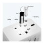LogiLink Cargador de viaje 70 W GaN, 4 puertos, USB-A/C Slim, Blanco