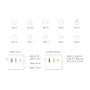 LogiLink Cargador de viaje 70 W GaN, 4 puertos, USB-A/C Slim, Blanco