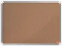 Nobo Premium Plus Tablero de Anuncios de Corcho Ecolabel 600x450 mm Marco de Aluminio