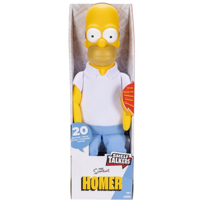 JAKKS PACIFIC Peluche Parlante Homer Simpsons Inglés 33cm JAKKS PACIFIC Peluche Parlante Homer Simpsons Inglés 33cm