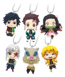 Takara Tomy Demon Slayer: Kimetsu no Yaiba Llaveros Swing Danglers 3 cm Mystery Capsule Expositor (24)