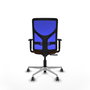 PIQUERAS Y CRESPO Silla de oficina Motilla con mecanismo Sincro, Azul y Marrón