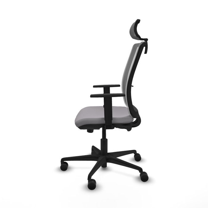 PIQUERAS Y CRESPO Silla de oficina Haches Gris con mecanismo Sincro/Traslack PIQUERAS Y CRESPO Silla de oficina Haches Gris con mecanismo Sincro/Traslack
