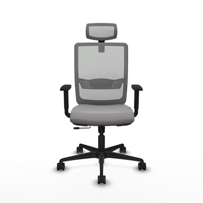 PIQUERAS Y CRESPO Silla de oficina Haches Gris con mecanismo Sincro/Traslack PIQUERAS Y CRESPO Silla de oficina Haches Gris con mecanismo Sincro/Traslack