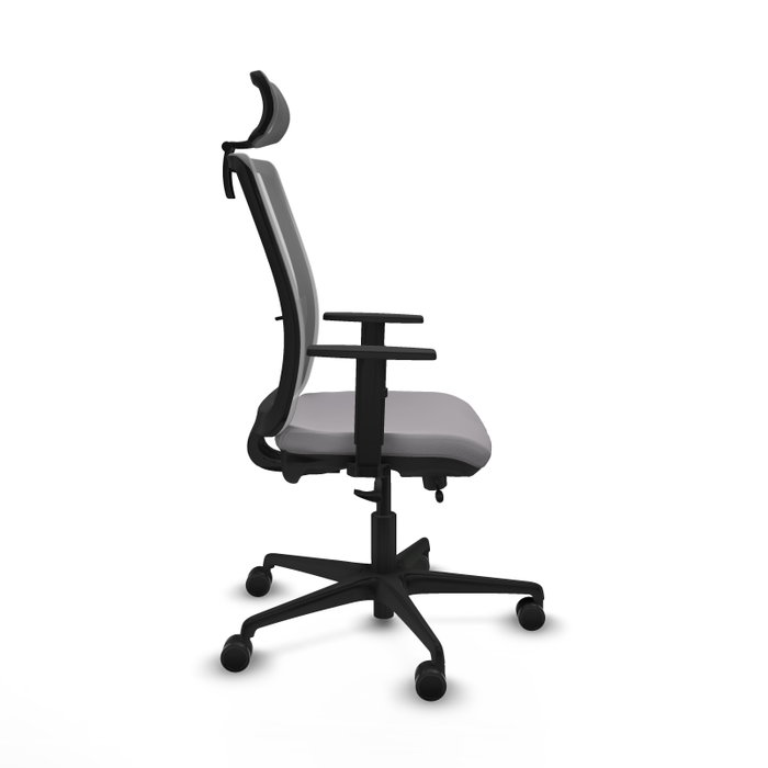 PIQUERAS Y CRESPO Silla de oficina Haches Gris con mecanismo Sincro/Traslack PIQUERAS Y CRESPO Silla de oficina Haches Gris con mecanismo Sincro/Traslack