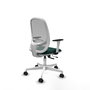 PIQUERAS Y CRESPO Silla de oficina Cilanco Verde botella/Gris