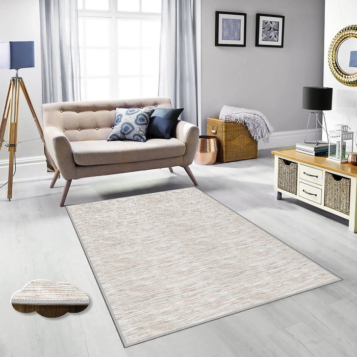 Conceptum Eexfab742 Alfombra de Pasillo 80 x 150 cm, 100% Poliéster, Tejida, Lavable a Máquina, Altura 8 mm