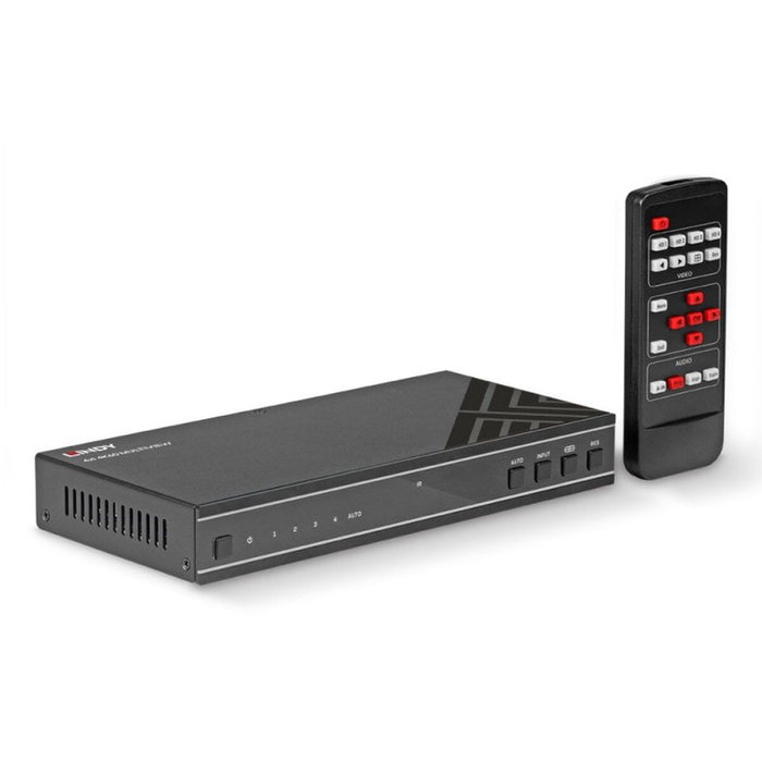 LINDY 4x1 HDMI 4K60 Multiview Seamless Switch 38228 LINDY 4x1 HDMI 4K60 Multiview Seamless Switch 38228