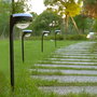 Aktive Pack de 2 focos solares LED con baliza para jardín