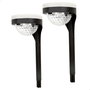 Aktive Pack de 2 focos solares LED con baliza para jardín