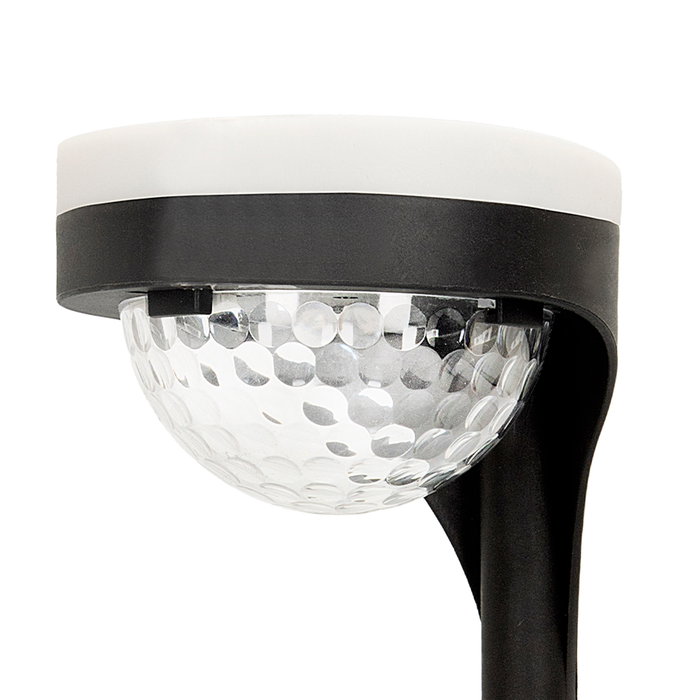 Aktive Pack de 2 focos solares LED con baliza para jardín