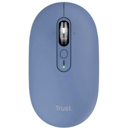 Trust Ratón Óptico Inalámbrico Fino Seron Azul, hasta 3200 DPI