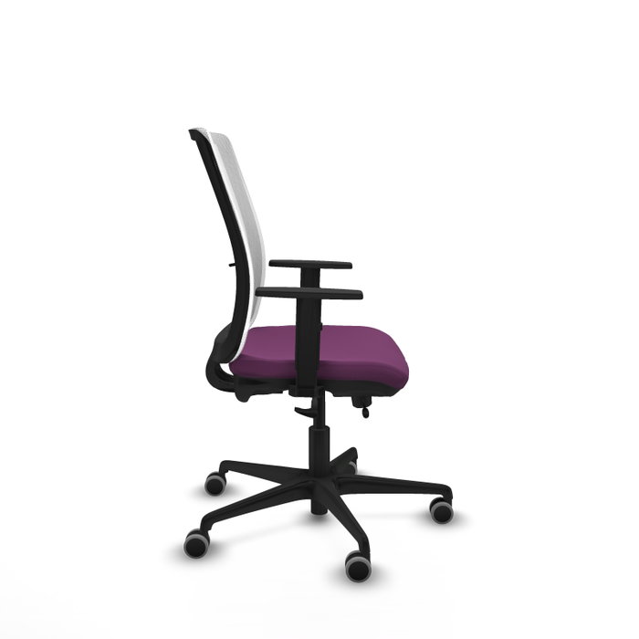 PIQUERAS Y CRESPO Silla de oficina Haches Morado y Blanco