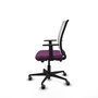 PIQUERAS Y CRESPO Silla de oficina Haches Morado y Blanco