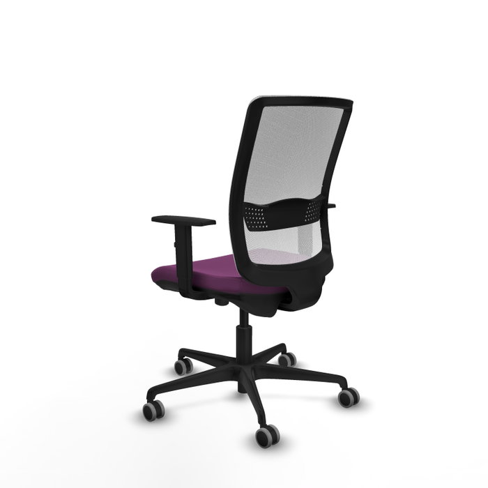 PIQUERAS Y CRESPO Silla de oficina Haches Morado y Blanco