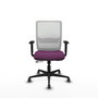 PIQUERAS Y CRESPO Silla de oficina Haches Morado y Blanco