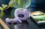 Intenso T313AE Auriculares True Wireless Stereo (TWS) Intraurales con Cancelación Activa de Ruido (ANC), Bluetooth 5.4, USB-C, Color Púrpura/Violeta, para Llamadas, Música y Deporte