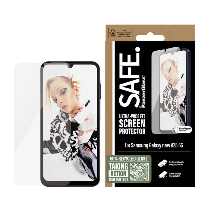 Panzerglass Protector Safe by Panzerglass para Samsung A26 5G Panzerglass Protector Safe by Panzerglass para Samsung A26 5G