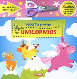 SUSAETA EDICIONES Recorta y pega unicornios