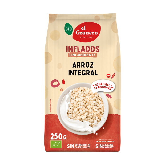 El Granero Integral Arroz Integral Hinchado Bio 250grs (10 unidades) El Granero Integral Arroz Integral Hinchado Bio 250grs (10 unidades)