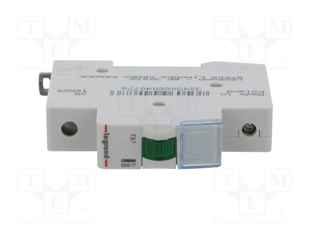 LEGRAND Indicador LED Verde 230VAC para raíl DIN