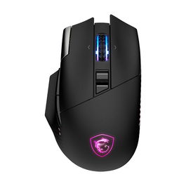 MSI S12-4301370-CLA Ratón Gaming Inalámbrico Óptico VERSA PRO W + Mouse Dock Pro, 26000 DPI, 1 ms, RF Wireless + Bluetooth, RGB