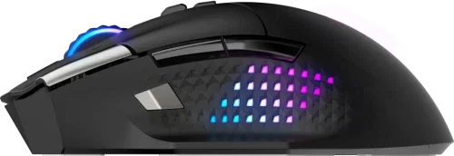 MSI Ratón Versa Pro Wireless + Mouse Dock Pro S12-4301370-CLA, Inalámbrico, Sensor Óptico, 26000 PPP, 15 Botones Personalizables, Negro