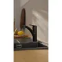 Grohe 324412432 Grifo de Cocina Mezclador Monomando Fregadero Negro Mate Caño Bajo Rotación 140°