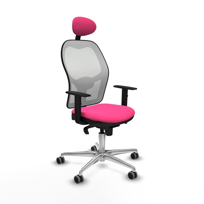 PIQUERAS Y CRESPO Silla de oficina Jorquera Rosa y Blanca PIQUERAS Y CRESPO Silla de oficina Jorquera Rosa y Blanca