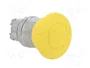 SCHNEIDER ELECTRIC Interruptor de presión Harmony XB4 amarillo 22mm