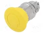 SCHNEIDER ELECTRIC Interruptor de presión Harmony XB4 amarillo 22mm