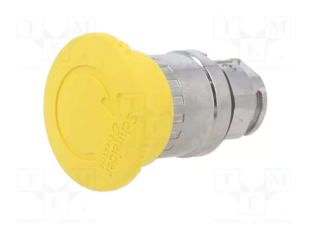 SCHNEIDER ELECTRIC Interruptor de presión Harmony XB4 amarillo 22mm