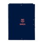 Safta Carpeta Folio F.C. Barcelona 2ª Equipación con Solapas y Gomas