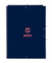 Carpeta de anillas F.C. Barcelona Azul marino A4 26 x 33.5 x 2.5 cm