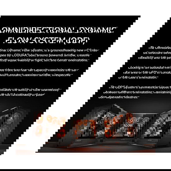 Cougar CGR-2WA3B-RGB Midi Tower PC Negro ARGB Ventana Lateral Gestión Cables ATX Micro ATX Mini-ITX