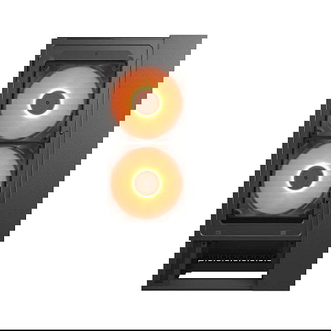 Cougar CGR-2WA3B-RGB Midi Tower PC Negro ARGB Ventana Lateral Gestión Cables ATX Micro ATX Mini-ITX