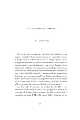 El Vigilante Del Umbral Y Otras Historias Escocesas De Terror