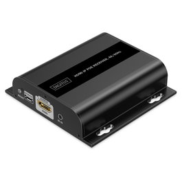 Digitus Receptor HDMI IP PoE 4K/60Hz Negro DS-55354