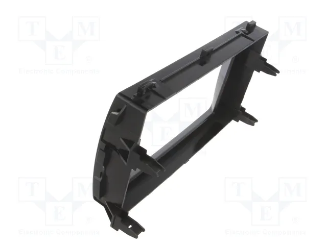 ACV Bastidor de montaje de radio 2 DIN para Toyota Auris, negro brillante