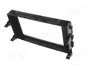 ACV Bastidor de montaje de radio 2 DIN para Toyota Auris, negro brillante