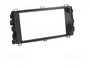 ACV Bastidor de montaje de radio 2 DIN para Toyota Auris, negro brillante