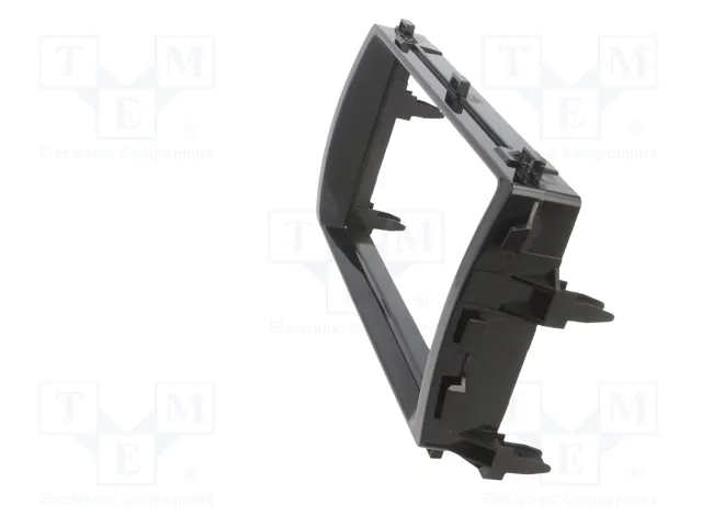 ACV Bastidor de montaje de radio 2 DIN para Toyota Auris, negro brillante