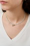 Heliophilia Silver Collar ELKGC68313 con Cuerpo de Metal Lacado, Resistente al Deslustre