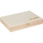 Laguiole Jean Dubost Set de 6 Cuchillos para Carne con Mango de Acrílico con Caja de Madera de Haya de 22 cm de Longitud Total de Color Plata / Negro.