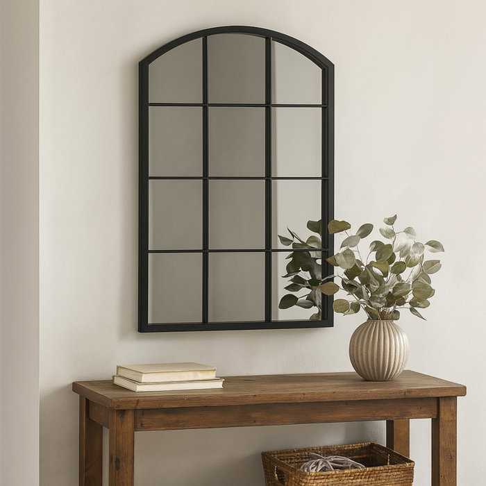 Espejo de pared Versa Negro 2,5 X 76 X 50,8 CM Espejo de pared Versa Negro 2,5 X 76 X 50,8 CM